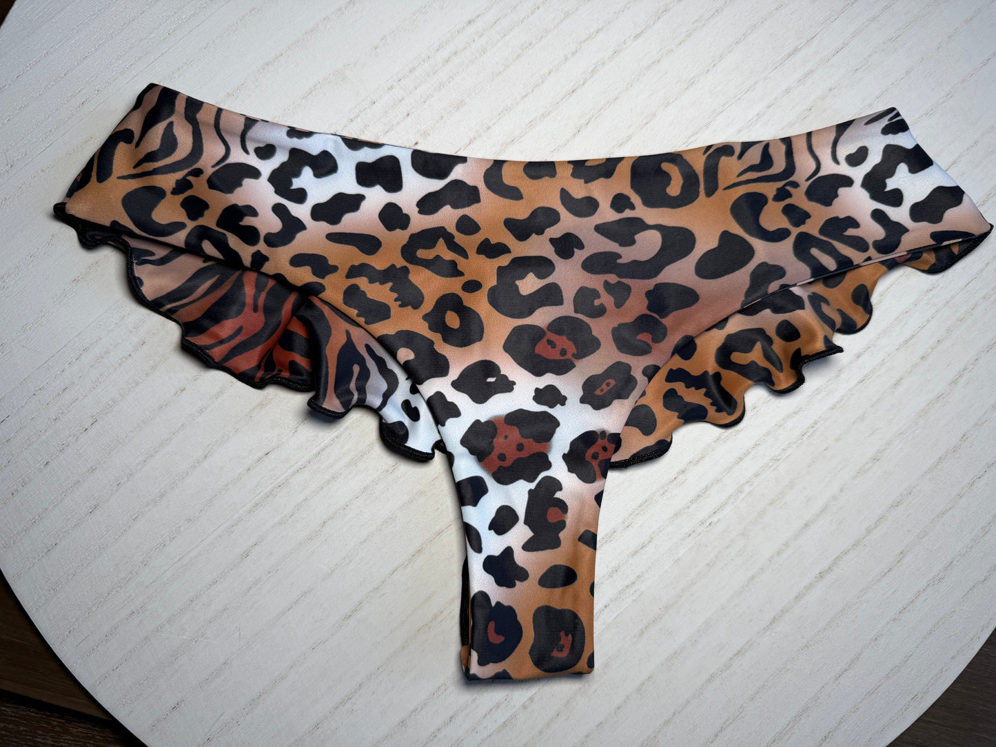 Panthera Ruffled Bikini Bottom