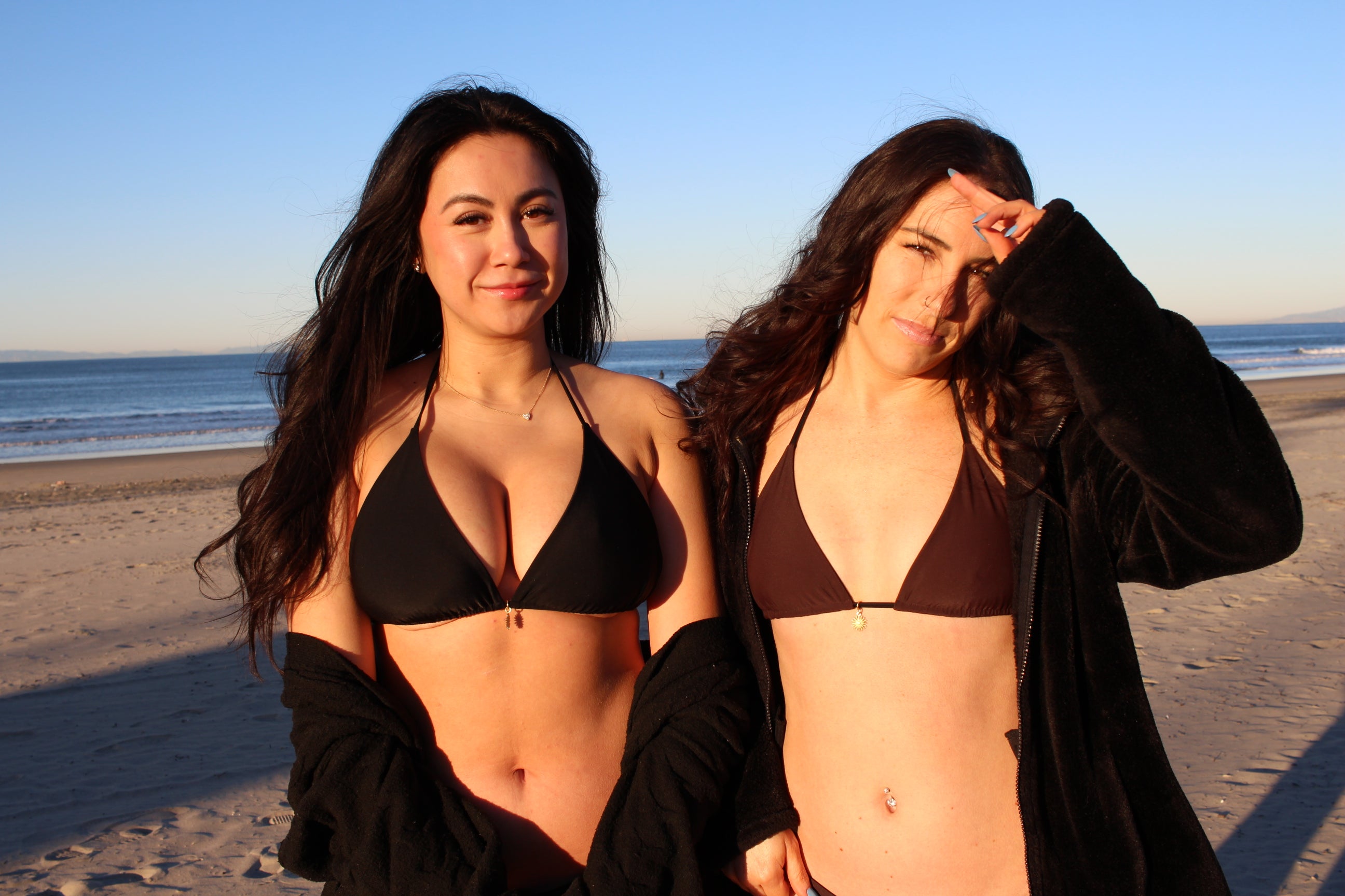 Golden Hour Triangle Bikini Top